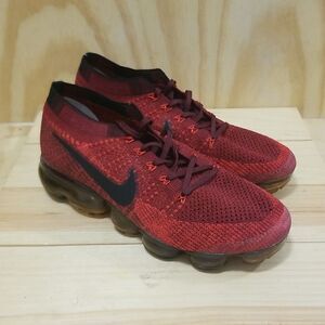 NIKE 2017 AIR Vapor Max PLUS 90 DARK TEAM RED Mens size 7, Wmn's  size 9 1/2